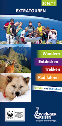 WIKINGER REISEN - EXTRA-TOUREN KATALOG Wandern. Entdecken. Trekken. Fahrrad fahren - Wikinger Reisen Katalog 2017 bestellen WIKINGER REISEN - EXTRA-TOUREN KATALOG Wandern. Entdecken. Trekken. Fahrrad fahren - Wikinger Reisen Katalog 2017 bestellen