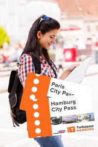 TURBOPASS GMBH - TURBOPASS - City Pass für Hamburg, Paris, Rom und mehr- Das Kombiticket für Ihre Städtereise 2016 bestellen