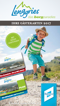 GEMEINDE LENGGRIES - Lenggries Katalog - Urlaub im Bergparadies Lenggries - Gästekarten Plus 2017 bestellen GEMEINDE LENGGRIES - Lenggries Katalog - Urlaub im Bergparadies Lenggries - Gästekarten Plus 2017 bestellen