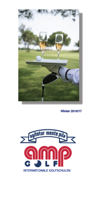 AMP GOLF - Golfreisen Katalog + Internationale Golfschulen - amp golf Katalog - Winter 2018 bestellen