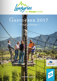 GEMEINDE LENGGRIES - Lenggries Katalog - Urlaub im Bergparadies Lenggries - Gastgeber & Paradiesorte 2017 bestellen